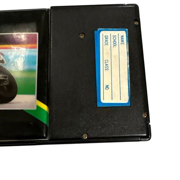 Vintage 1980’s Japanese Reimei New Touch Pencil Case Holland GP Motorcycle AS IS - Picture 8 of 12